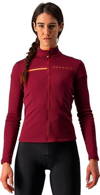 Castelli Women's Sinergia Long Sleeve Jersey - BORDEAUX-BRILLIANT PINK - XS, BORDEAUX-BRILLIANT PINK